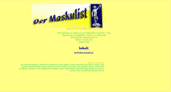 Desktop Screenshot of maskulist.de