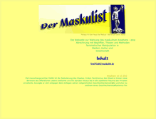 Tablet Screenshot of maskulist.de